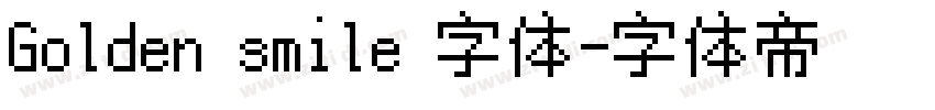 Golden smile 字体字体转换